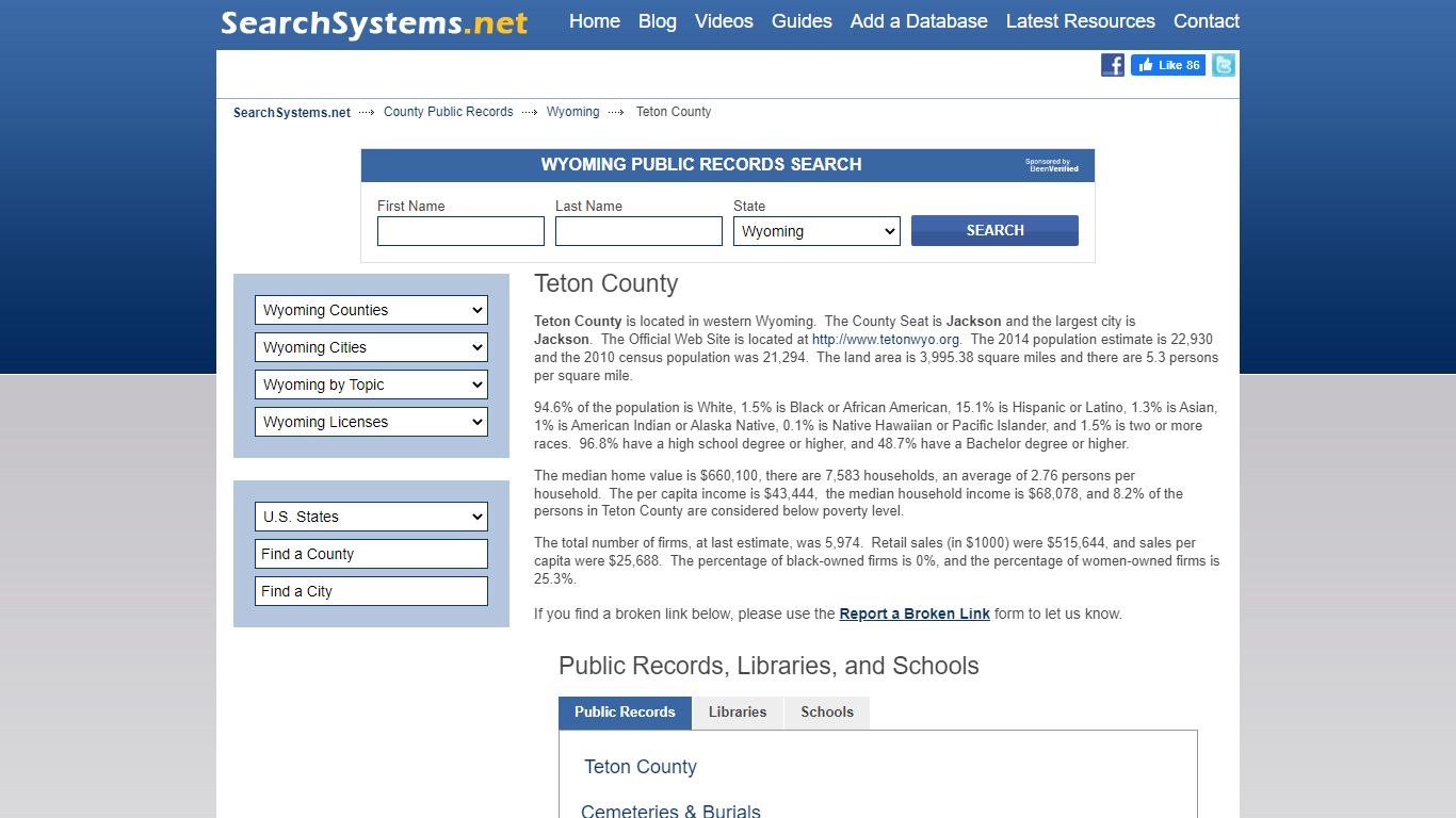 Teton County Criminal and Public Records